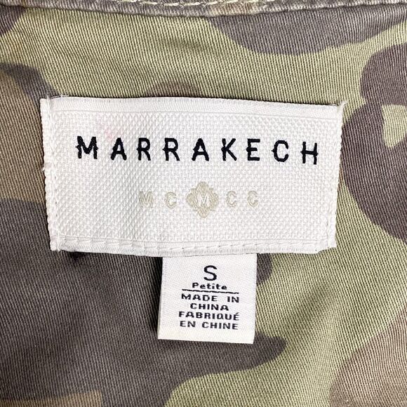 Marrakech Camo Utility Jacket for Anthropologie Military Green Size X-Small - Picture 9 of 11